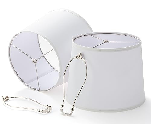 Linen Drum Lamp Shades Set of 2, 11 x 13 x 10 inch V461421