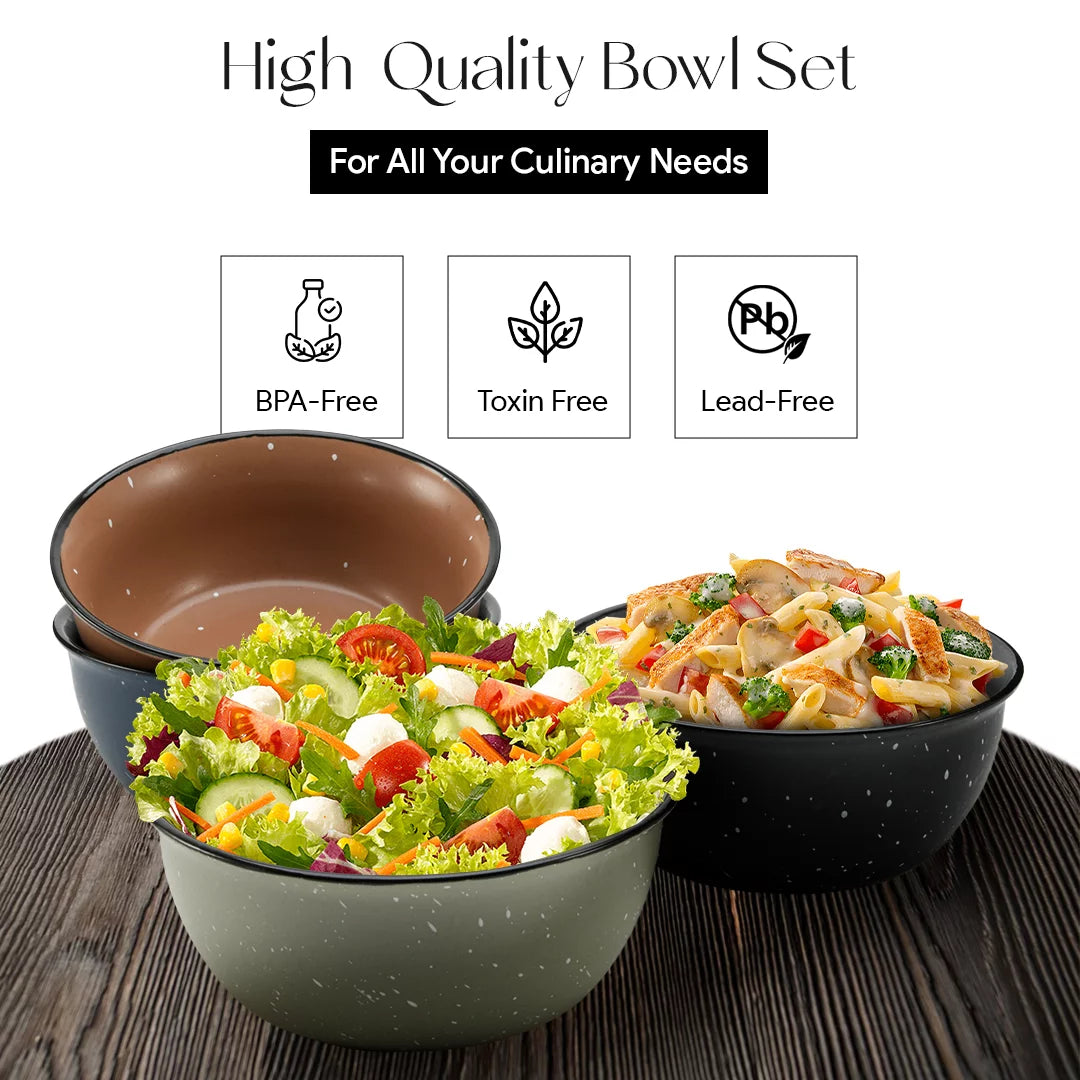 Set of 4 19-Ounce Stoneware Bowl Set F277307