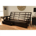 Queen Espresso Solid Wood Futon Frame J426729