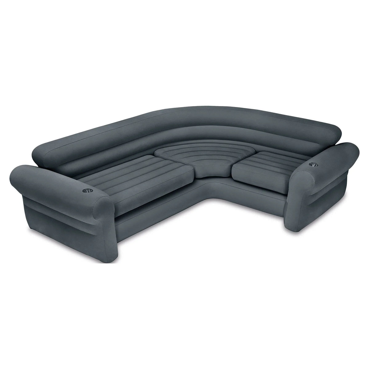 Inflatable Corner Sectional Sofa & Lounge Chair and Ottoman Set Q105