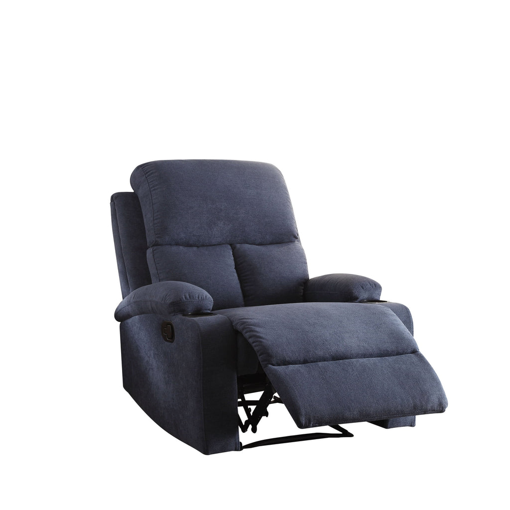 Blue Velvet Recliner L84201