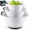 3-Piece Plastic Mixing Bowl Set with Handles I938