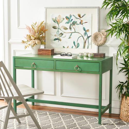 2 Drawer Wood Desk X587