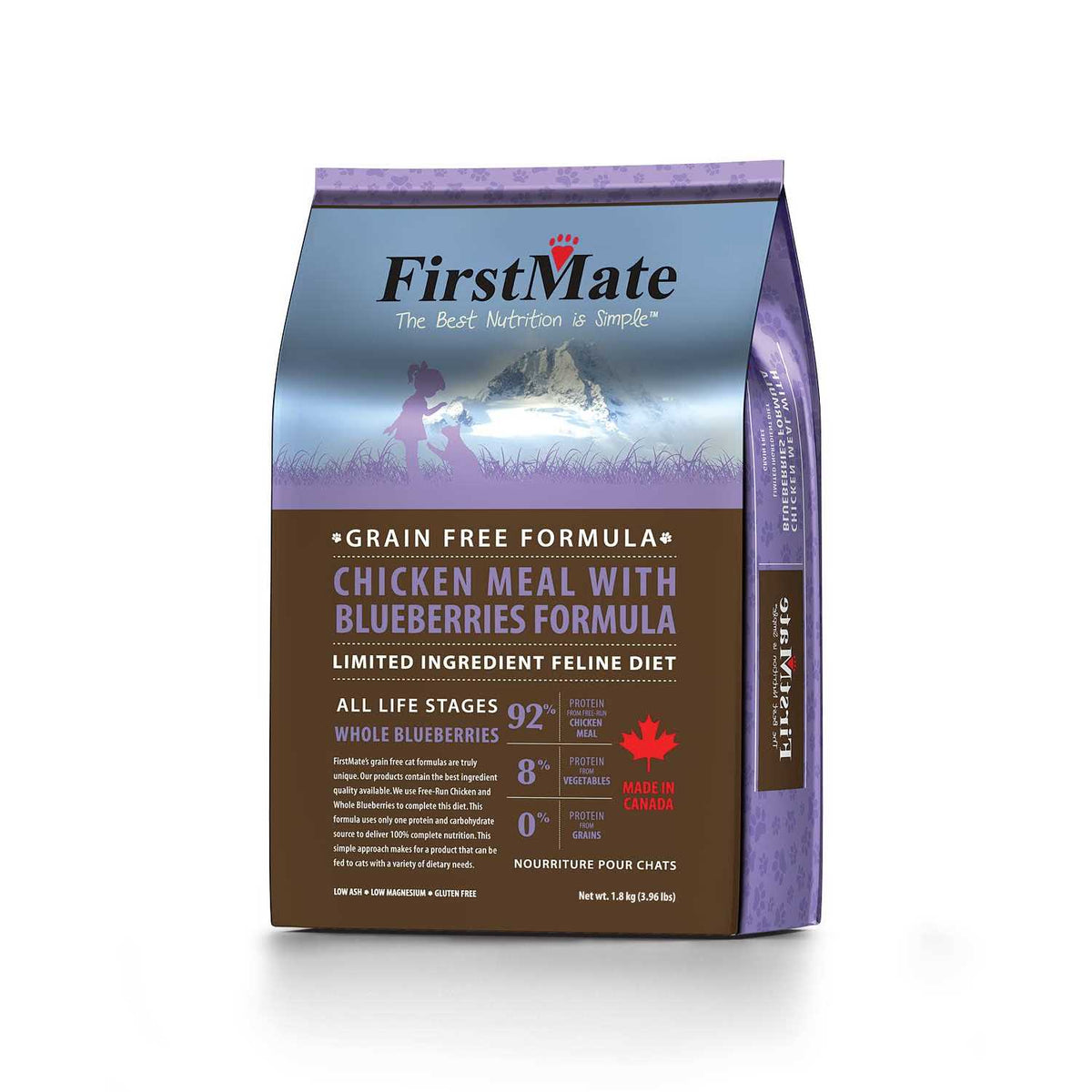Cat Free Duck Blueberries Food Y6031
